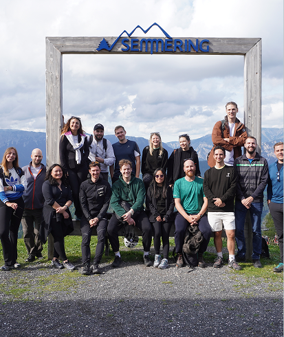 TheVentury team at an outdoor team event